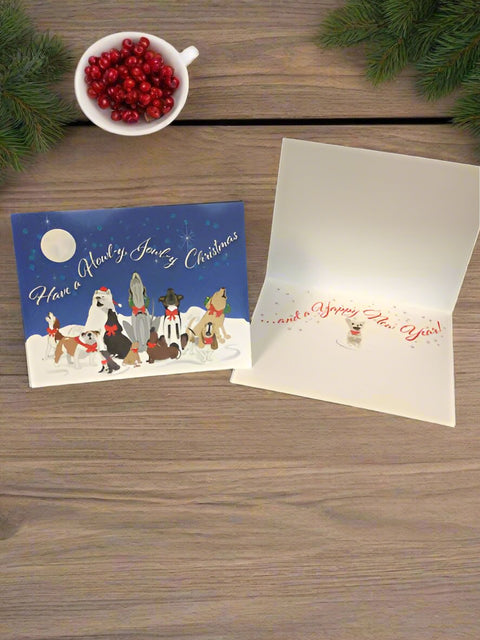 Howly, Jowly Xmas card by Center Road Studio