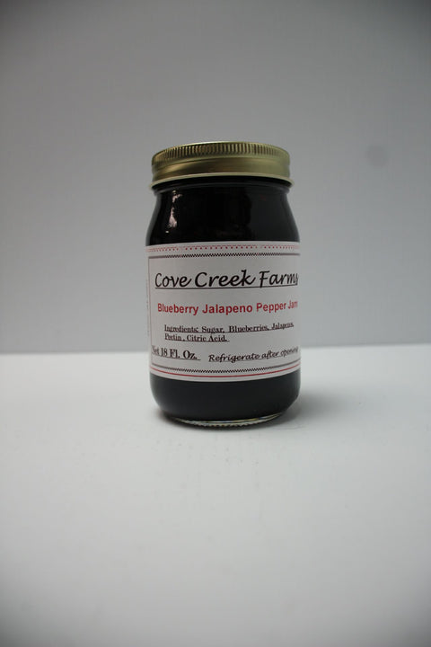 Blueberry Jalapeno Pepper Jam by Cove Creek Farms