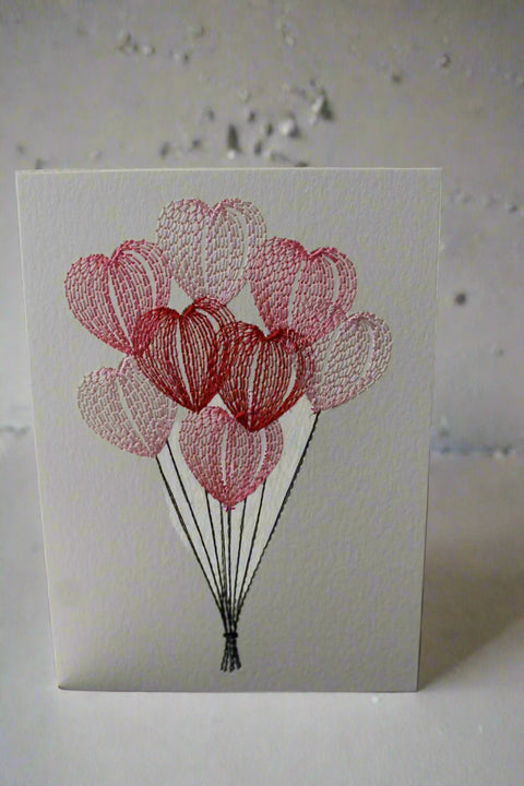 Feel the Love Greeting Card by Suki Bs Creations