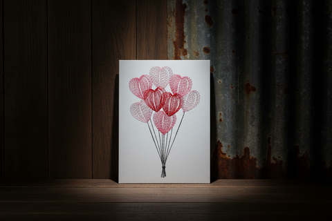 Feel the Love Greeting Card by Suki Bs Creations