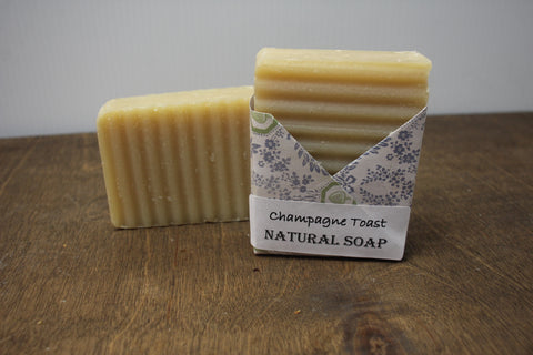 Natural Handmade Champagne Toast Soap by Joellen Clark