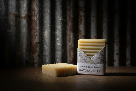 Natural Handmade Champagne Toast Soap by Joellen Clark