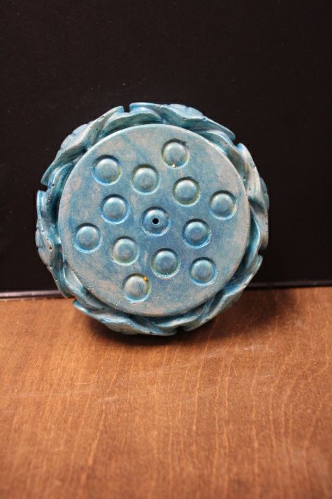 Teal White Lotus Incense Holder by Gypsy Soul Accessories