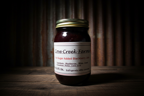No Sugar Added Blackberry Jam by Cove Creek Farms