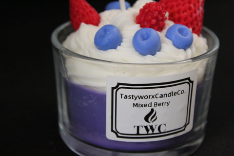 Scent Mixed Berry Regular TastyWorxCandleCo Soy Candles