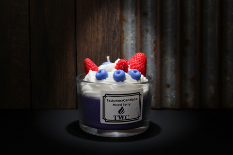 Mixed Berry Soy Candle by TastyWorxCandleCo