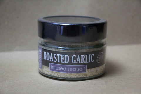 Roasted Garlic Infused Sea Salt by Olivelle