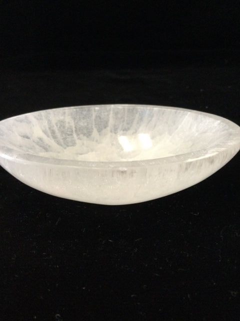 Selenite Bowl 4" by Pirate Booty and Crystal Treasures