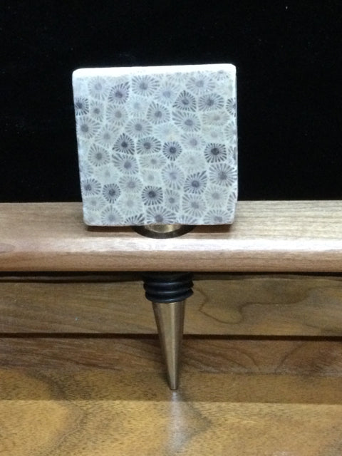 Petoskey Tile Wine Stopper by Ravaged Barn