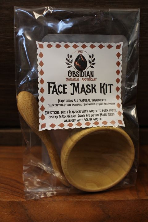 All Natural Face Mask Kit W/Mixing Bowl & Spoon by OBA