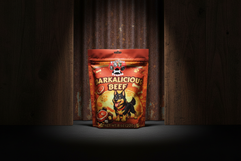 8 0z Barkalicious Beef Pet Treats