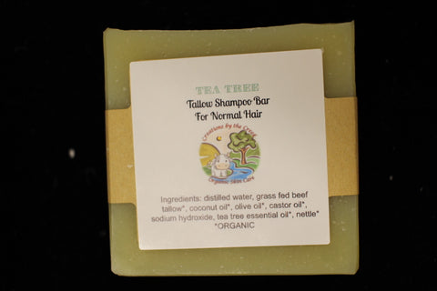 Tea Tree Tallow Shampoo Bar by Creations by the Creek