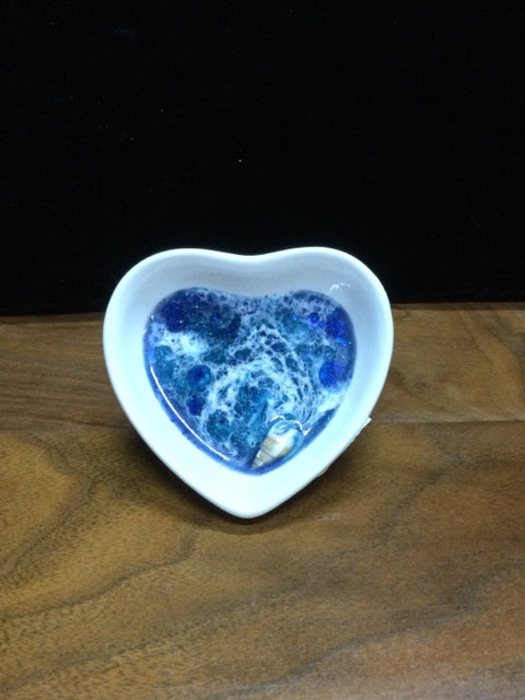 Beach Lovers Heart Ring Dish by Ravaged Barn