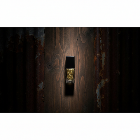 Rugged Beauty Gold Sparks Nail Polish
