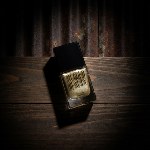 Rugged Beauty Gold Nail Polish