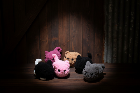 Pocket Kitty by Pillows and Plush (assorted colors)