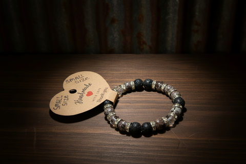 Gray Stone Small Wrist Diffuser Bracelet