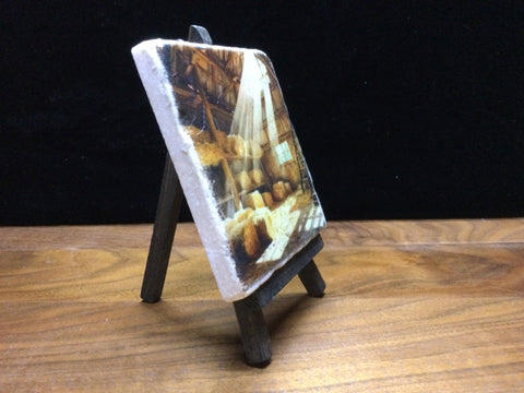 Barn Tile w/ Easel by Ravaged Barn