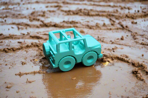 3-D Printed in PLace Teal Offroad Vehicle by AMLinspirations Toys