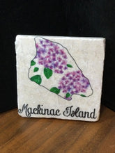 Load image into Gallery viewer, Mackinaw Island Lilac Coaster by Ravaged Barn
