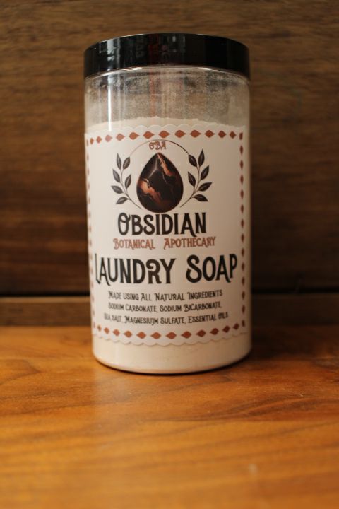 Obsidian Botanical Apothecary Natural Laundry Soap