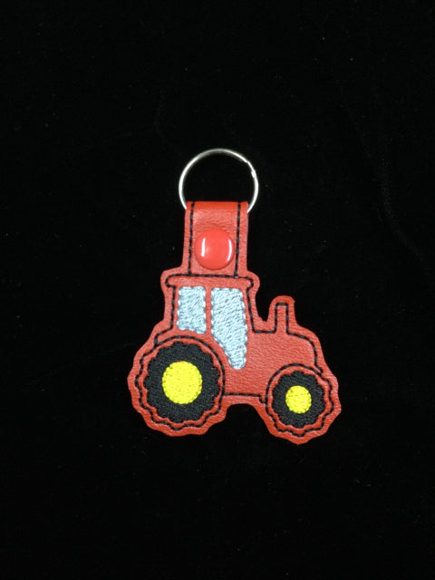 Tractor Key Chain by Stitching Critters