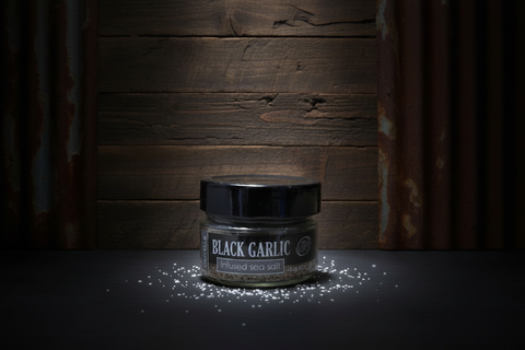 Black Garlic Infused Sea Salt