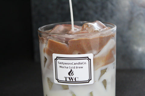 Scent Mocha Cold Brew Regular TastyWorxCandleCo Soy Candles