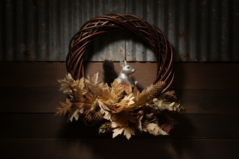 Charming Yet "Nutty" Fall Wreath
