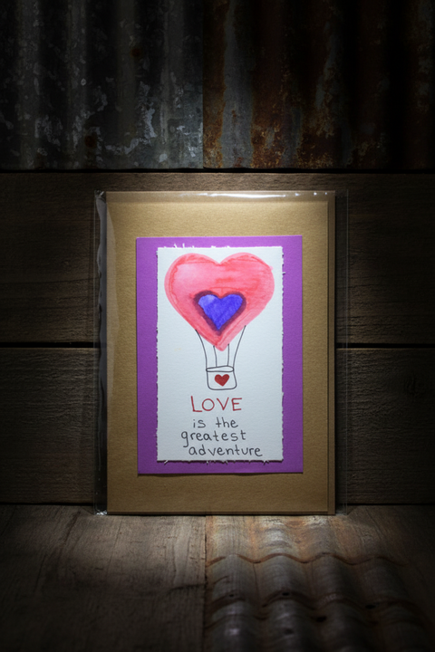 Pink Balloon Love Card by Cards for a Cause