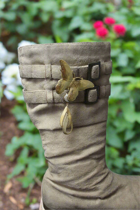 Gold Butterfly Clip Jewelry by Boho Bling