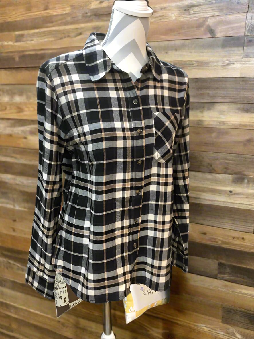 XL - Made in MI Plaid Flannel Shirt by Center Road Studio