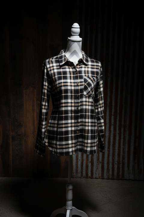 XL - Made in MI Plaid Flannel Shirt by Center Road Studio