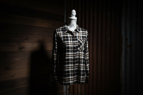 M - Made in MI Plaid Flannel Shirt by Center Road Studio
