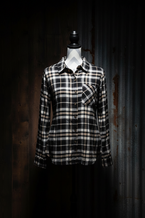 M - Made in MI Plaid Flannel Shirt by Center Road Studio