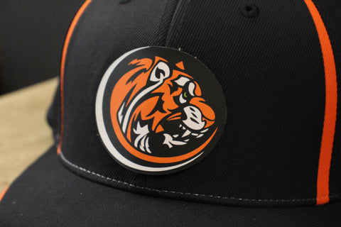 Armada Tiger HatBlack and Orange Pacific Headwear DTI Hats & Headwear