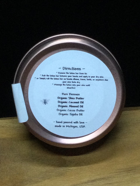 Solid Lotion Bar by Almosta Bee Farm