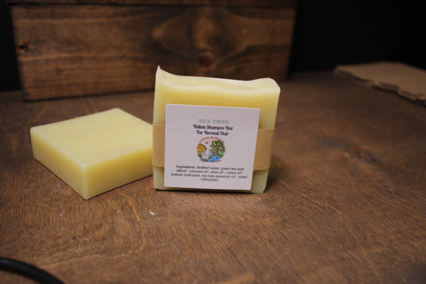 Tea Tree Tallow Shampoo Bar by Creations by the Creek