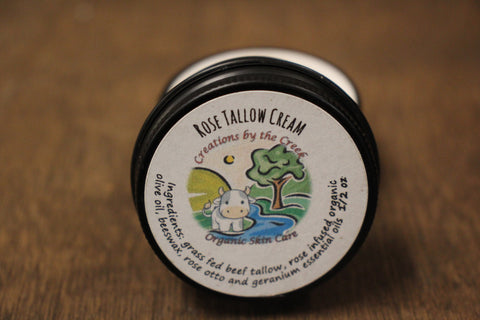 Rose Tallow Cream, 1/2oz by Creations by the Creek