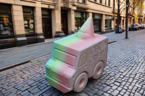 3-D Printed Multi Color Unicorn Ice Cream Truck by ALM