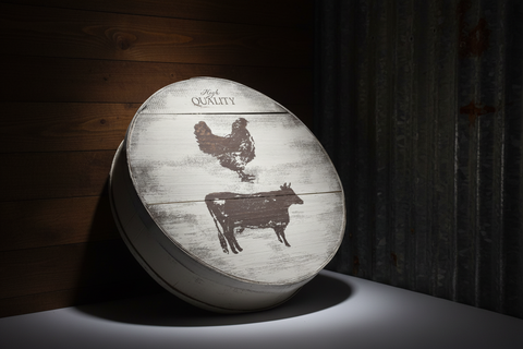 Rustic Farmhouse Wood Cheese Box – “High Quality” Barnyard Edition
by Fine Craft