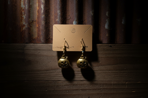 Halloween Pumpkin Earrings Handmade with Love