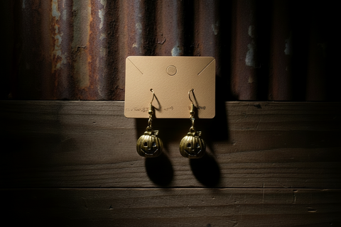 Halloween Pumpkin Earrings Handmade with Love