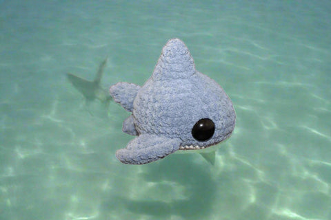 Blue Baby Shark Plush – Handcrafted & Hug-Ready