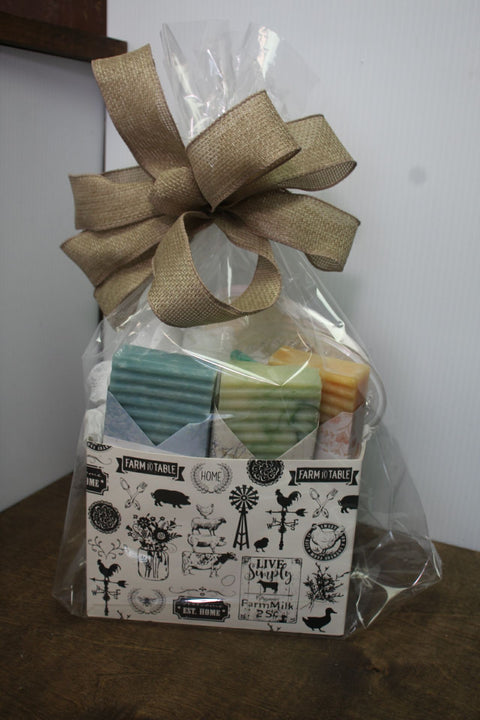 Soap Gift Basket Natural Handmade Soaps by Joellen Clark