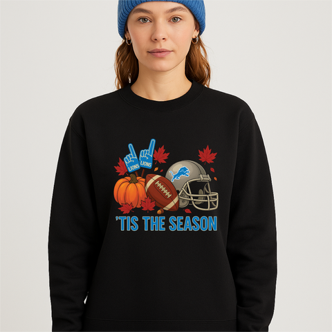 Lions Football Season Crewneck Sweatshirt