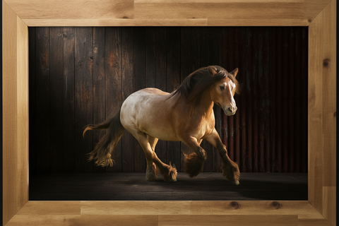 Design Horse Brown Genna Card Wall Art & Prints
