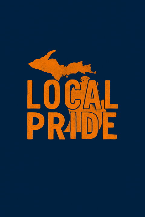 Local Pride Michigan Navy Tee