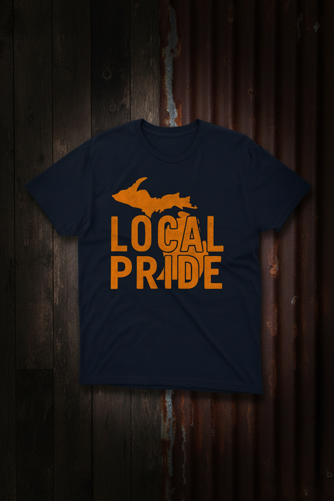 Local Pride Michigan Navy Tee