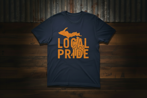 Local Pride Michigan Navy Tee